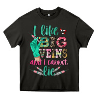Asphalt I like big veins and i cannot lie Heavy Core Tee - CowGirlArtShop
