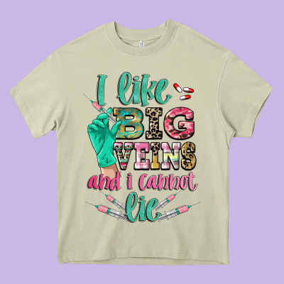 I Like Big Veins And I Cannot Lie Heavy Core Tee Designed By Cowgirlartshop