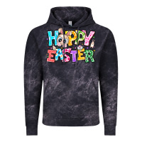 Cloud Black Hoppy Easter Vintage Hoodie - CowhideDigitalArt