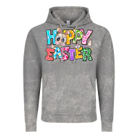 Cloud Rock Hoppy Easter Vintage Hoodie - CowhideDigitalArt