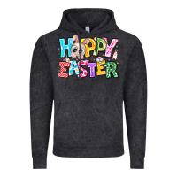 Vintage Black Hoppy Easter Vintage Hoodie - CowhideDigitalArt