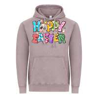 Vintage Zinc Hoppy Easter Vintage Hoodie - CowhideDigitalArt