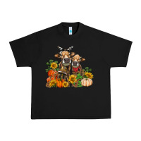Black Fall heifer cows Urban Heavy Tee - RanaPortraitStore