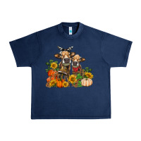 Navy Fall heifer cows Urban Heavy Tee - RanaPortraitStore