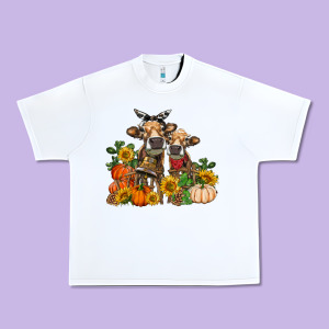 Fall Heifer Cows Urban Heavy Tee Designed By Ranaportraitstore