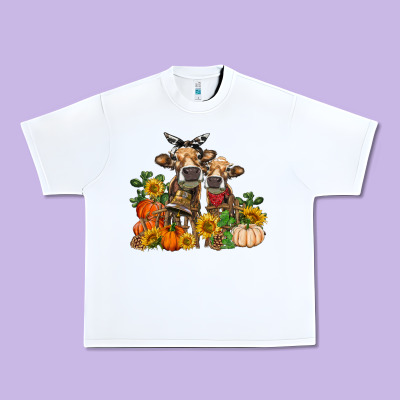 Fall Heifer Cows Urban Heavy Tee Designed By Ranaportraitstore