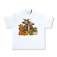 White Fall heifer cows Urban Heavy Tee - RanaPortraitStore