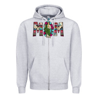 Heather Grey san judas mom Zipper Hoodie - JahusDesignShop
