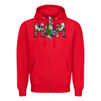 Red san judas mom Zipper Hoodie - JahusDesignShop