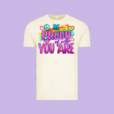 Be Proud Of Who You Are Vintage Tee Designed By Bundleandbundleshop
