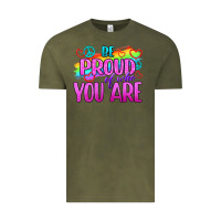 Vintage Olive Be Proud Of Who You Are Vintage Tee - BundleAndBundleShop