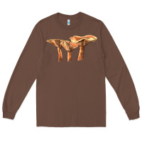 Chestnut Lactarius Rufus Mushroom Illustrations Long Sleeve Tee - LillyAllenDesigns