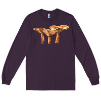 Plum Lactarius Rufus Mushroom Illustrations Long Sleeve Tee - LillyAllenDesigns