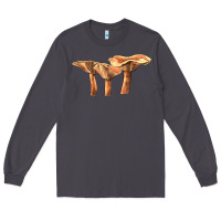 Smoke Lactarius Rufus Mushroom Illustrations Long Sleeve Tee - LillyAllenDesigns