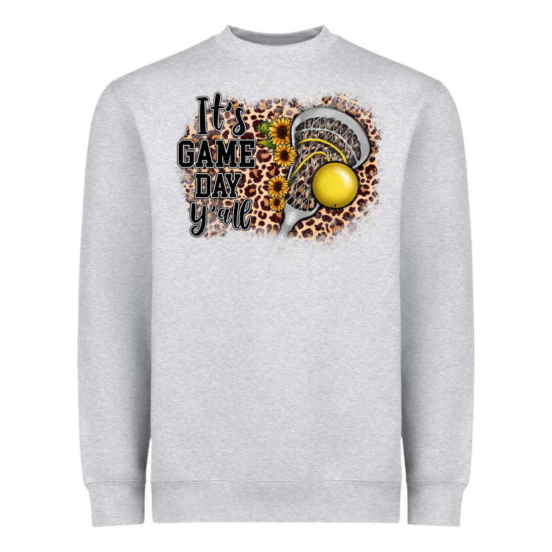 It's Game Day Y'all Lacrosse Heavyweight Sweatshirt by JahusDesignShop | Teevron