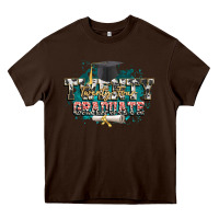 Chocolate Brown Twenty twenty four graduate Heavy Core Tee - CowGirlArtShop