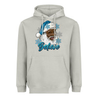 Moon Dust winter christmas african american santa believe Heavyweight Hoodie - RanaPortraitStore