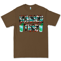 Cacao Summer Time Cowhide Serape Premium Tee - CowCowDesign