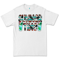 White Summer Time Cowhide Serape Premium Tee - CowCowDesign