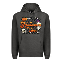 Charcoal Heather halloween vibes Premium Hoodie - Artiststas
