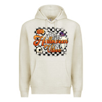 Oatmeal Heather halloween vibes Premium Hoodie - Artiststas