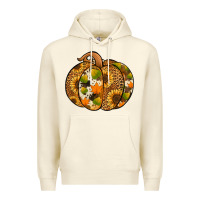 Sandshell leopard cowhide sunflower pumpkin Premium Hoodie - Jasminsmagicworld