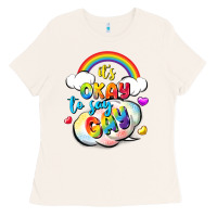 Bone its okay to say gay pride Ladies Tee - FaDigitalArtStudio