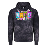 Cloud Black Love Easter Vintage Hoodie - CowhideDigitalArt