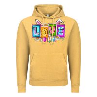 Vintage Mustard Love Easter Vintage Hoodie - CowhideDigitalArt