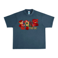 Midnight Navy love more valentine's day Urban Heavy Tee - FaDigitalArtStudio