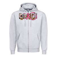 Heather Grey brave cancer awareness ribbon Zipper Hoodie - JahusDesignShop