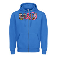 True Royal brave cancer awareness ribbon Zipper Hoodie - JahusDesignShop