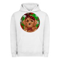 Pigment Lunar Rock Christmas Toy Poodle Urban Hoodie - RanaPortraitStore