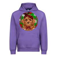 Tulip Christmas Toy Poodle Urban Hoodie - RanaPortraitStore
