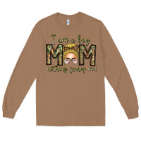 Toasted Coconut Iam Boy Mom Nothing Scares Me Long Sleeve Tee - CowhideDigitalArt