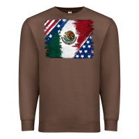 Chestnut Mexican With American Flag Premium Sweatshirt - RanaPortraitStore