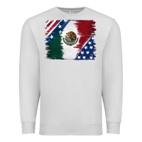 Dove Grey Mexican With American Flag Premium Sweatshirt - RanaPortraitStore