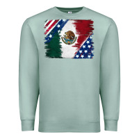 Seafoam Mexican With American Flag Premium Sweatshirt - RanaPortraitStore