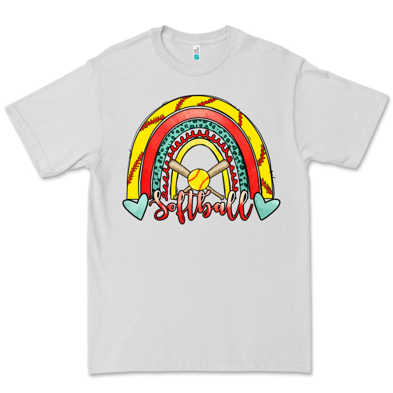 Softball Rainbow Premium Tee by RanaPortraitStore | Teevron