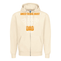 Sandshell anesthesiologist by day worlds best dad by night fathers day Zipper Hoodie - linhVisuals