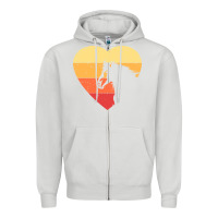 Dove Grey Vintage Heart Horse Equestrian | Horse lover Zipper Hoodie - linhVisuals