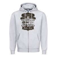 Heather Grey labyrinth words Zipper Hoodie - linhVisuals