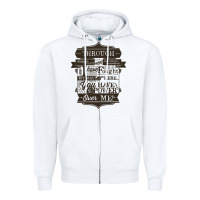 White labyrinth words Zipper Hoodie - linhVisuals