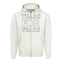 Oatmeal Heather Tëärs För Fëärs WHITE Zipper Hoodie - linhVisuals