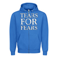True Royal Tëärs För Fëärs WHITE Zipper Hoodie - linhVisuals