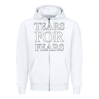 White Tëärs För Fëärs WHITE Zipper Hoodie - linhVisuals