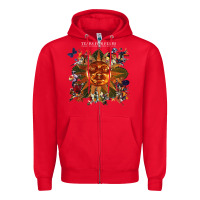 Red tears for fears 24 Zipper Hoodie - linhVisuals