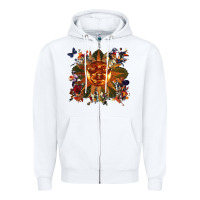 White tears for fears 24 Zipper Hoodie - linhVisuals