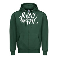 Sports Green pierce the veil front Zipper Hoodie - linhVisuals