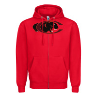 Red claflin, education sport Zipper Hoodie - linhVisuals